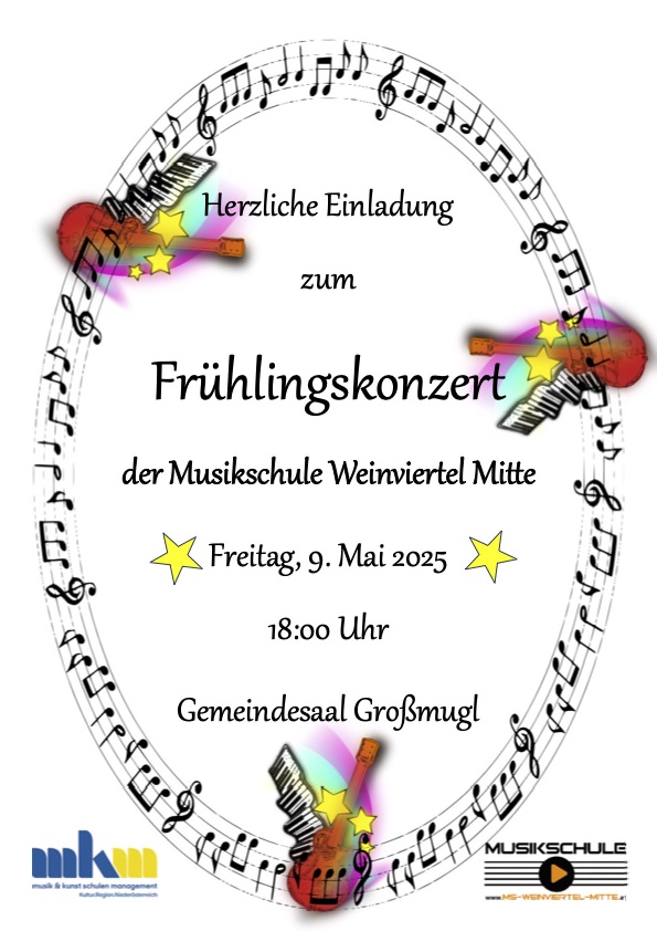 Einladung zum Frühlingskonzert am 9. Mai